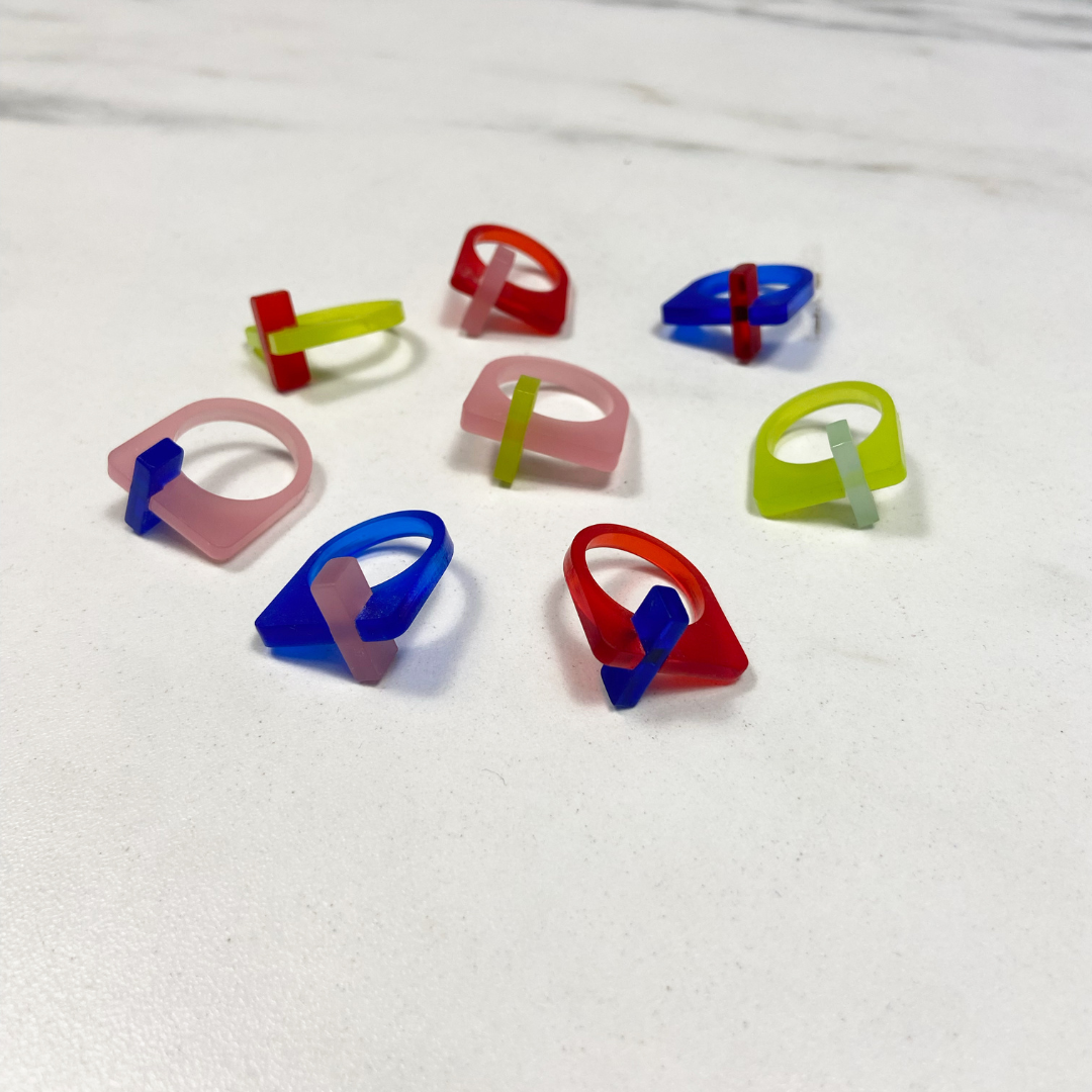Anillo Clave de metacrilato