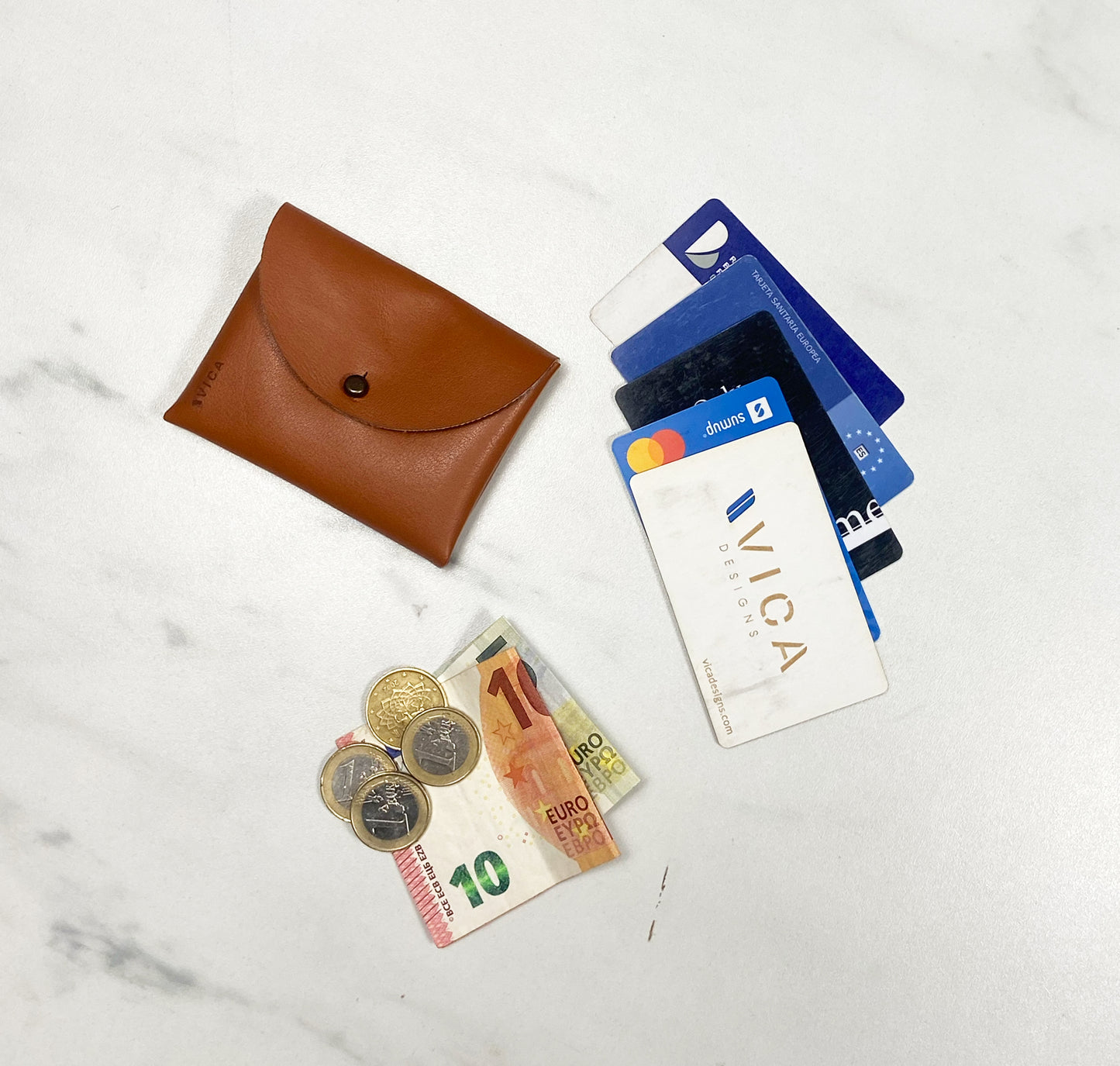 Cartera Monedero Cuero de cuero vegano