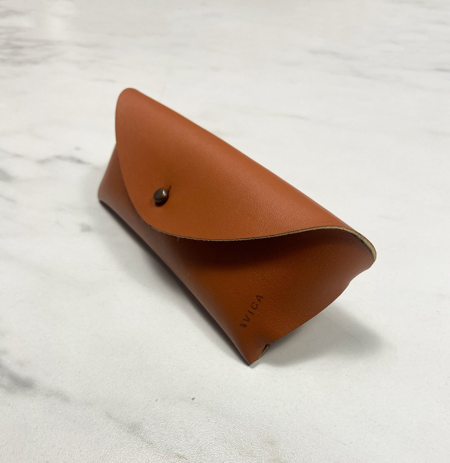 Funda de Gafas de Cuero de cuero vegano