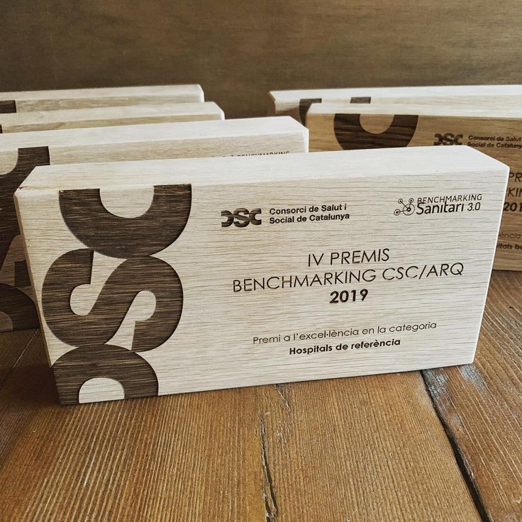 Trofeo tipo placa sin base