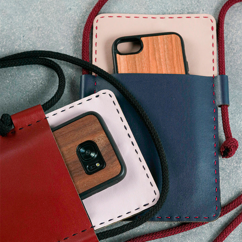 Bolso para móvil de cuero vegano