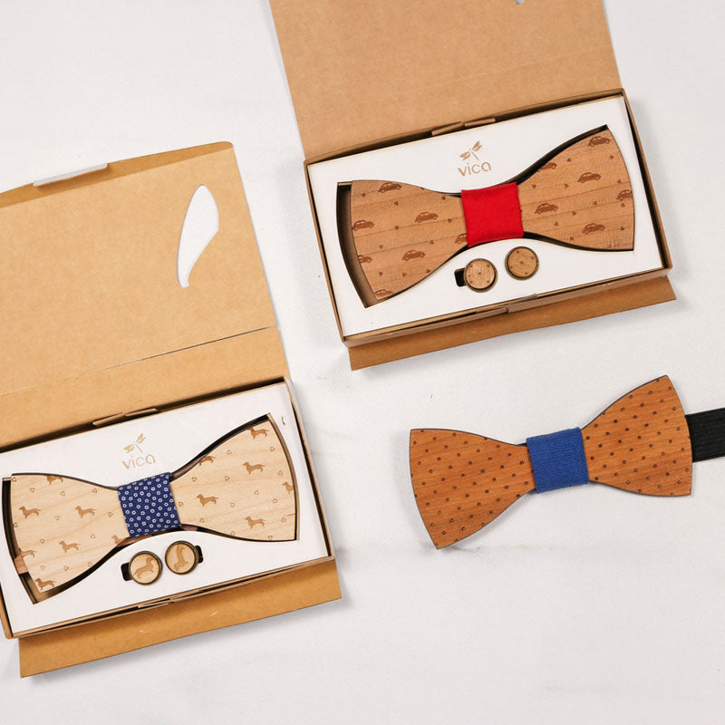 Pajarita de madera